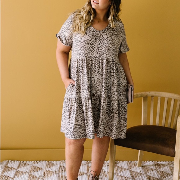 BF SALE❗️Fading Spots Cheetah Print Dress - Picture 8 of 12